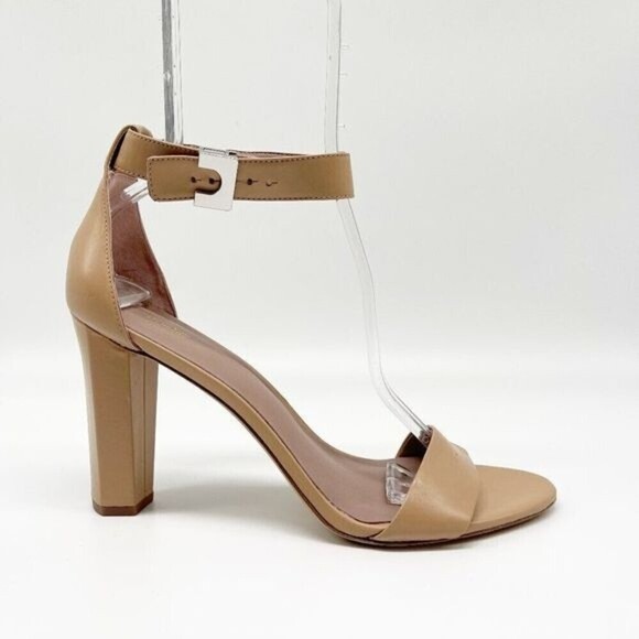 DIANE VON FURSTENBERG Chainlink Leather Sandals - Picture 1 of 9